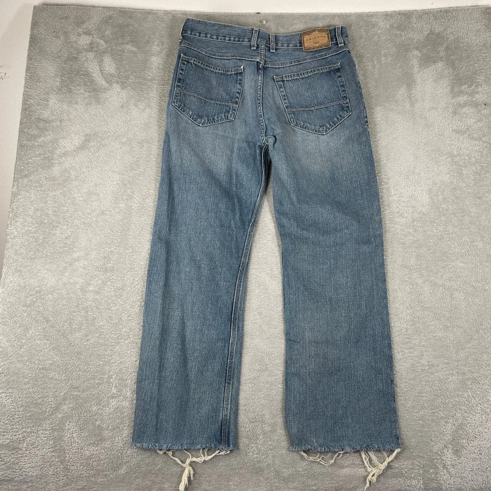 Arizona Jean Co Sneaker Jeans Mens 36x32 Blue Y2K Baggy Wide Leg Skater Denim